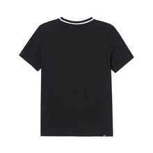 Puma Men's Lightweight Round Neck Short Sleeve Sports T-Shirt With Large Logo, 68218301, Spring/Summer - Black - View 2