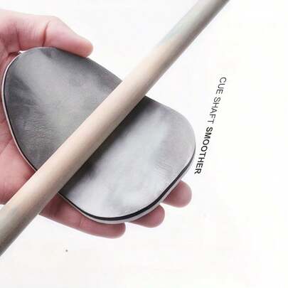 1pc Our Billiard Cue Polishing Pads Feature A Dual-Sided Design: The Black Side Is A Fine-Grit Abrasive Pad For Removing Dirt, Scuffs, And Old Finish From The Cue Shaft