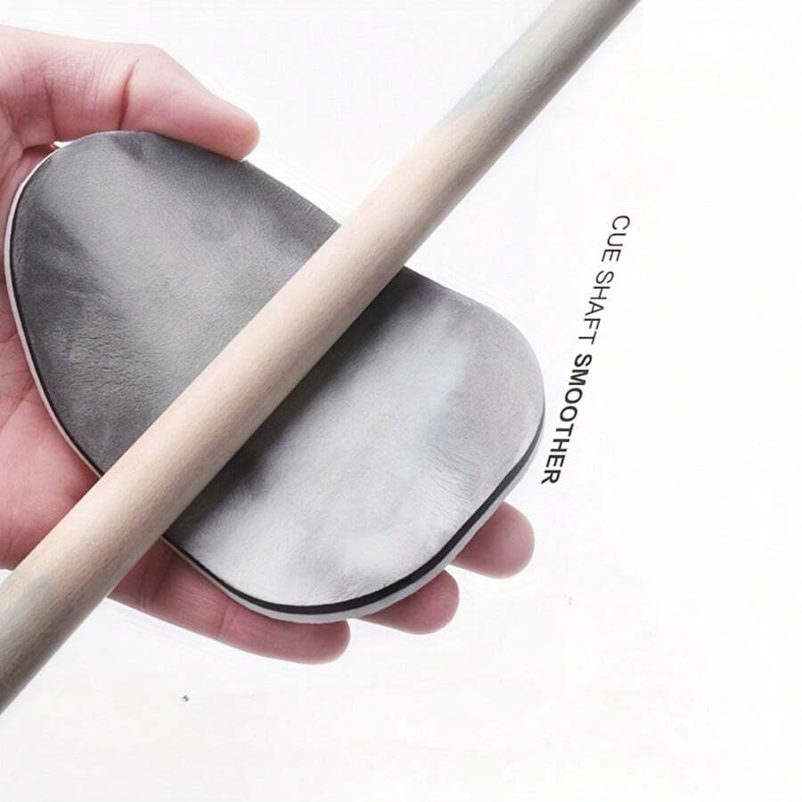 1pc Our Billiard Cue Polishing Pads Feature A Dual-Sided Design: The Black Side Is A Fine-Grit Abrasive Pad For Removing Dirt, Scuffs, And Old Finish From The Cue Shaft - Multicolor - View 1