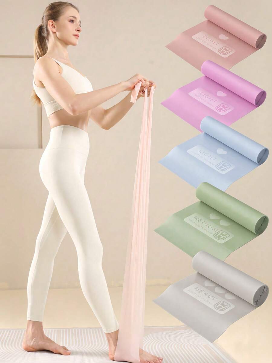 Portable Resistance Exercise Bands Yoga Fitness Elastic Band Resistance Loop Exercise Belts For Legs Squat And Butt Fitness Glute Booty Bands For Men Women Fitness Home Gym Ideal For Sport Strength Training Bodybuilding And Pilates Gym Accessories