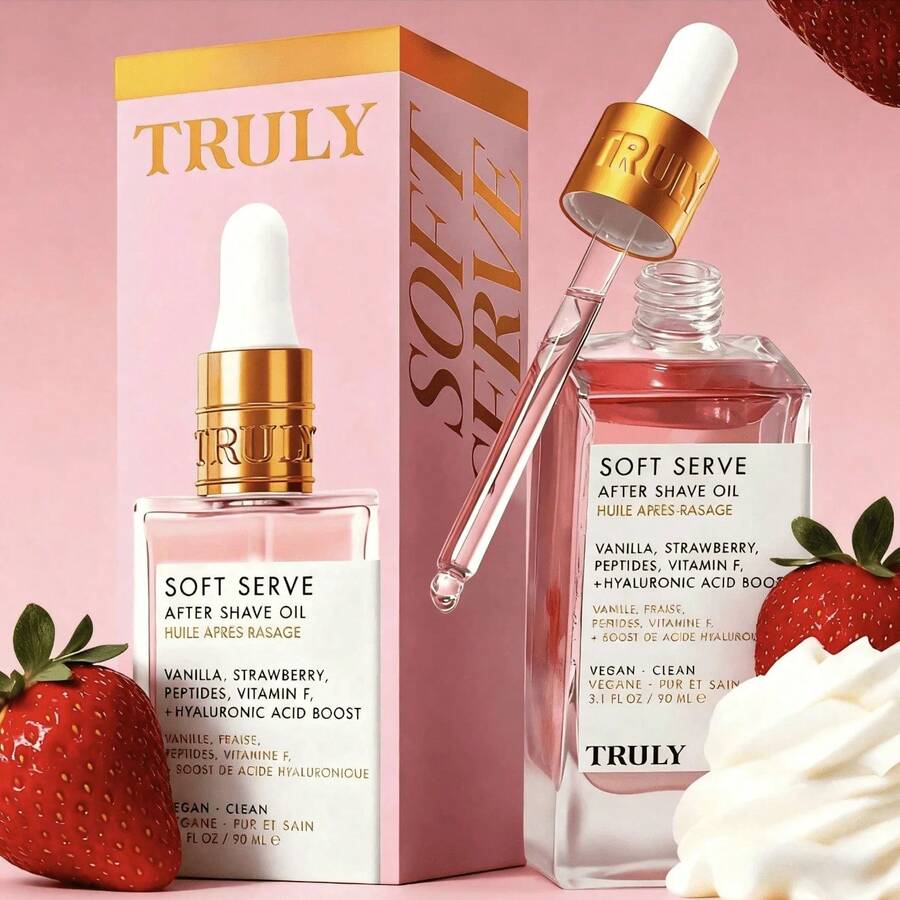 Truly Aceite Original Truly Luxury After Shave Oil, Mother's Day Gift Ideas,Soothing & Hydrating Treatment To Prevent Ingrown Hair For Smooth, Irritation-Free Skin For Daily Use 90ml - 油 - 查看 1