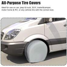 2/4pcs Heavy Duty Tire Covers RV Wheel Motorhome Wheel Covers Sun Protection - 2pcs - View 5