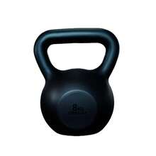 Kettlebell 8kg Revestido em ABS Alça Ergonômica Consport - Preto - Visão 6