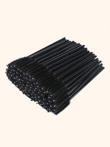 50/100/200 piezas Bastoncillos de algodón sin pelusa, varitas de rímel desechables adecuadas para pestañas, dientes, uñas, delineador de ojos y cuidado personal - Multicolor - Ver 9