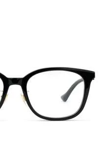 [Lentes recetados disponibles] Gafas de sol unisex GUCCI, negras, con montura de una sola pieza y puente nasal integrado, inyectadas, de forma cuadrada, estilo para parejas - Negro - Ver 4