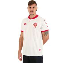 Camisa Kapa Away Player Kombat Bangu 2023 Masculina - Vermelho e Branco - Visão 5