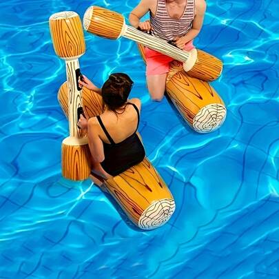 Juego de balsa inflable para batalla, adecuado para adolescentes y adultos, juguete flotante para piscina, equipo de juego acuático de verano, perfecto para fiestas en la piscina y entretenimiento en la playa, regalo ideal