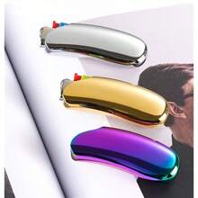 Heavy Curved Lighter Case Cover Holder Sleeve Pouches Metal Ergonomic Design For BIC Mini Size Lighter J5 - J5 - View 11