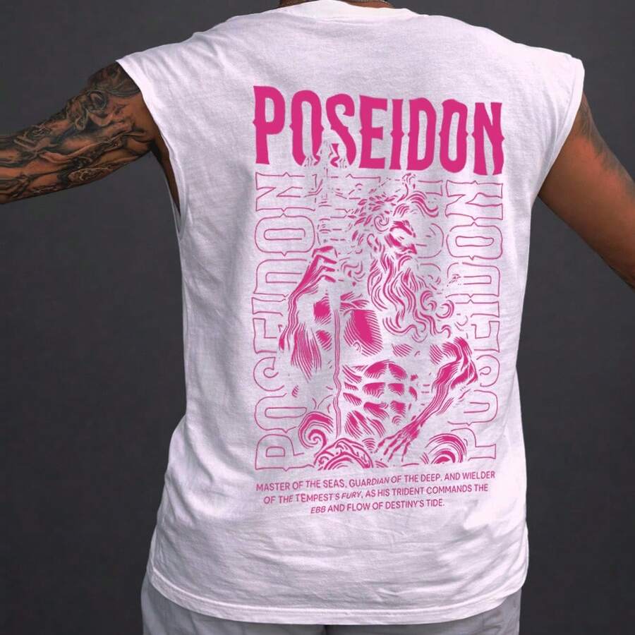Oversized Tank Top Greek Gods Ref4620 - Blanco - Ver 1