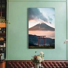 Framed 1pc Mount  Landscape Canvas Print - High-Quality Wall Art Decor. Perfect Festive Gift Choice! This Gorgeous Artwork Elevates The Decorative Style Of Your Living Room, Kitchen, Bathroom, And All Other Rooms In Your Home. - Random Print(隨機印花) - 查看 4