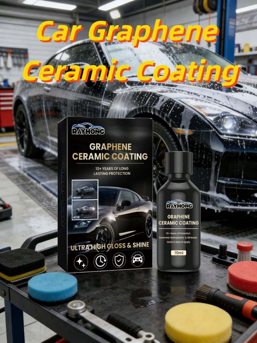 rayhong Automotive Graphene Ceramic Coating, Super Hydrophobic Crystalline Coating, Waterproof Sealant For Car Paint Protection And Maintenance