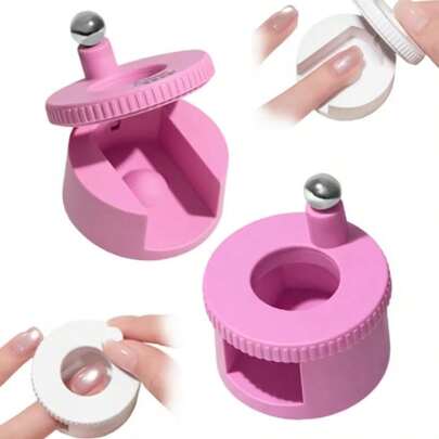 Rotating Cat Eye Magnet | Beginner-Friendly Nail Art Tool, 360° Rotating Cat Eye Magnet Nail Art Tool, With Uniform Magnetic Force And Excellent Light Absorption, Easily Create A Shiny Cat Eye Effect. Strong Magnetic Force Can Quickly Attract Wide Light Glass Beads Into Cat Eye Magnets, Quickly Achieve A Dazzling Cat Eye Effect.