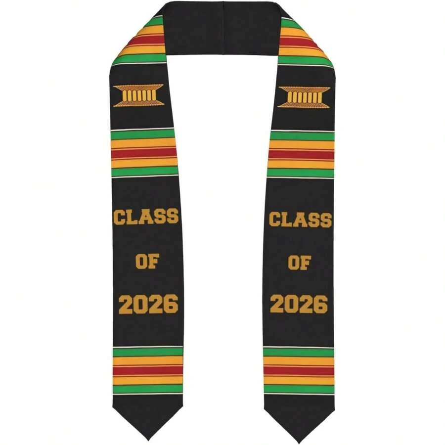 2026 Graduation Stoles Grad Stoles, Unisex Adult Graduates, Sash For High School, College, Bachelor, Degrees 4.5"(Width) X 62"(Length) - 2026屆 1 - 查看 1