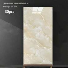 10/30pcs High Quality Thick Solid Color Pattern Peel And Stick Ceramic Tile Stickers/Ceiling Stickers/Floor Stickers, Made Of PVC And PE Material, Easy To Apply On Wall, Kitchen Backsplash, Bathroom, Home Decor - one-size - View 12