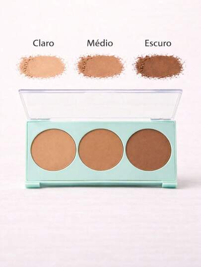 Paleta Trio de Contorno Ta On - Dapop Maquiagem Acabamento Natural