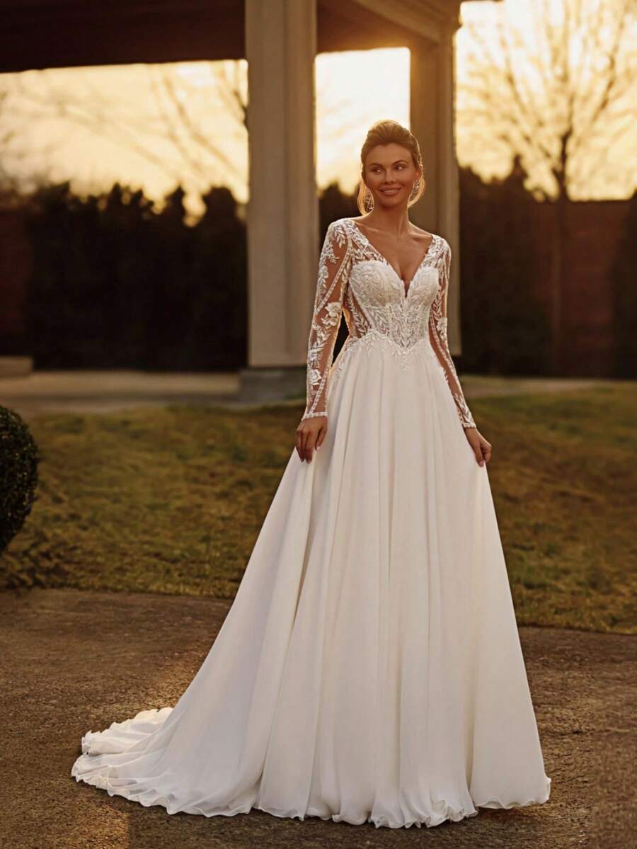 Wedding Dresses - White - View 1