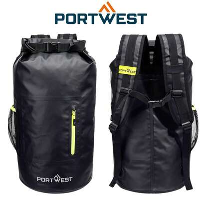 Portwest 30L Waterproof Dry Bag Rucksack Travel Camping Hiking Backpack Roll Top