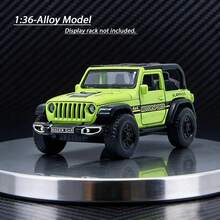 1:36 Scale Four-Door Openable Convertible Alloy Model Off-Road Vehicle Display Piece. - Compact And Exquisite. - Perfect As A Gift Or Desk Ornament. - Multicolor - View 9