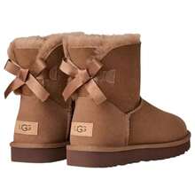 Women's UGG Mini Bailey Bow II Rocky Oak (1016501-RYK) - Brown - View 4