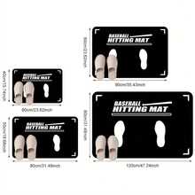 1pc Soft Training Mat Compatible For Batting Practice - Machine-Washable Carpet Suitable For Indoor Entryway, Batting Stance Practice, Home Gym - & Training Pad - 白色 - 查看 4