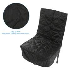 Dog Car Seat Cover Black Soft Waterproof Scratch Proof Oxford Fabric Pet Front Seat Cover Protector - Negro - Ver 3
