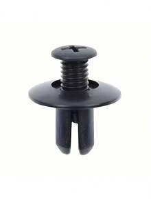 100/50/20 Pcs 8mm Black Plastic Rivets - Durable Fasteners For Car Bumper And Repair - Fit Most Automotive, Auto Parts Rivet Fasteners, Auxiliary Hooks - Screw - View 7