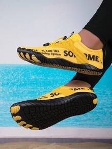 Men's Outdoor Sports Shoes, Water Shoes, Beach Shoes, Outdoor, Sports, Wading Shoes - Yellow - View 1