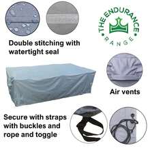 Kingsbridge Pool Table Cover 7FT Heavy Duty 600D Fabric Water Resistant - Multicolor - View 6