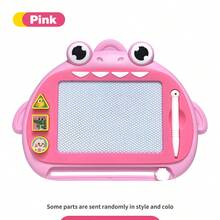1 Bảng vẽ từ tính hình cá mập hoạt hình, bảng tô màu, bảng graffiti, bảng đóng dấu graffiti, đồ chơi vẽ giáo dục cho bé trai và bé gái, dụng cụ bảng viết và bảng vẽ cho trẻ em, trò chơi giáo dục, lựa chọn mùa xuân/hè, quà sinh nhật, quà tặng trường học, quà đồ chơi (Hình dán trên con dấu được gửi ngẫu nhiên) - Nhiều màu - Xem 10