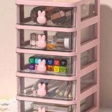 2-5 Tier Multifunctional Storage Box, Desktop Drawer Storage Box, Storage Box, Drawer Type Storage Box, Desktop Organizer, Stationery Storage Box, Bookshelf, Storage Rack, Jewelry Storage Box, Small Item Storage Box, Pen Holder & Pen Rack Storage Box ,Jewellery Box,Pouch,Makeup Brush Holder,Brush Holder,Perfume Organiser,Pouch Bag,Gifts For Women,Christmas Gifts,Gift Ideas For Women - 彩色 - 查看 3