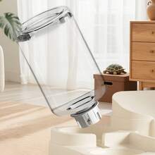 Automatic Cat Food And Water Dispenser Set 2 In 1, All-In-One Gravity Pet Feeder With Stainless Steel Cat Food Bowl Travel Auto Supply Feeder And Water Dispenser For Small Medium Cats - 2300ml - Xem 5