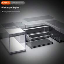 Hộp trưng bày acrylic tỷ lệ 1/64, hộp trưng bày nhỏ bằng acrylic chống bụi để bảo quản và trưng bày mô hình xe hơi thu nhỏ, MINIGT - Nhiều màu - Xem 6
