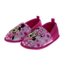 Disney Slippers Girls - Soft Plush Cozy Warm Comfort Fit Non-Skid Sole Indoor Wear (Toddler Sizes 5-10, Little Kid Sizes 11-12) - Pink - View 5