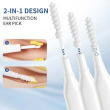 2025 Ear Wax Removal Tool, Multifunctional Spiral Ear Cleaner, Q Grips Earwax Cleaning Tool With 9 Replacement Tips, Washable Ea - 如圖所示 - 查看 8