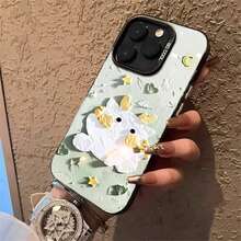 Minimalist IMD Case With Colorful Silver Finish, Compatible With Various Phone Models - Plata Estrellada - 查看 3