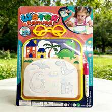 Alfombra Mágica de Agua Tamaño Mini para Interacción Padre-Hijo, Reutilizable para Dibujar con Profesiones de Personajes, Colores Mágicos, Manta de Pintura con Agua, Juguete Educativo, Regalo de Cumpleaños para Niños y Niñas - A588 - Ver 2