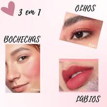 Febella Multi-Function Blush Stick - Long-Lasting Natural Color, Lipstick And Eyeshadow Makeup - 04 - 查看 3