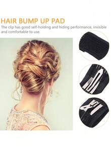 4pcs Women's Invisible Hair Pads, Hair Volume Increasing Hair Clips Hair Styling Tools Accessories - Multicolor - View 6