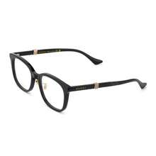 [Lentes recetados disponibles] Gafas de sol unisex GUCCI, negras, con montura de una sola pieza y puente nasal integrado, inyectadas, de forma cuadrada, estilo para parejas - Negro - Ver 1