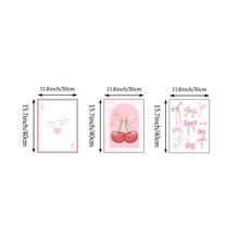 3 tranh vẽ nơ bằng màu nước trên vải canvas, thích hợp trang trí phòng ngủ, phòng khách, văn phòng, ký túc xá sinh viên, phòng dành cho nữ sinh, không khung. - Nhiều màu - Xem 8