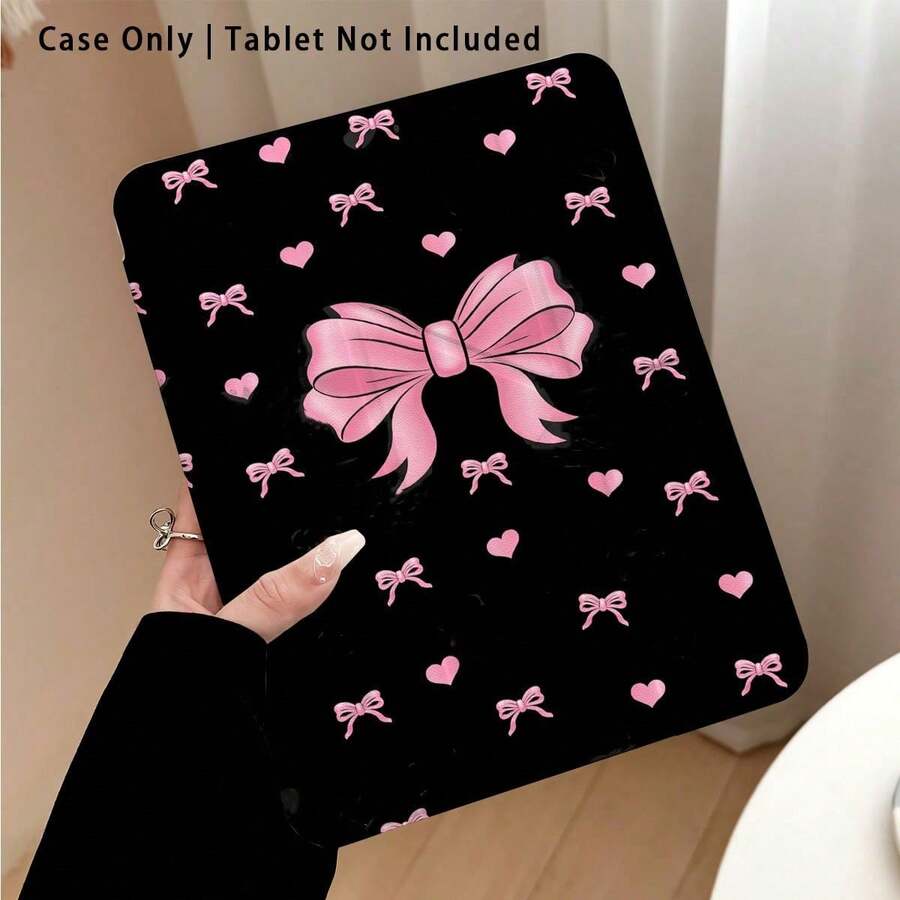 Estuche de cristal acrílico plegable anti-doblado, con apariencia de pintura, adecuado para Honor, Apple y otros dispositivos tablet, con función de encendido/apagado automático, ranura para bolígrafo, soporte plegable de varios ángulos, protección diaria perfecta, regalo ideal - Multicolor - Ver 1