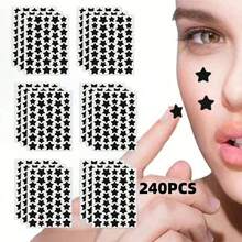 1600/1200/640 piezas Pegatinas de estrellas para la cara, adecuadas para decoraciones de fiestas festivas, pegatinas con diseño de estrellas de cinco puntas lindas, pegatinas mini impermeables y resistentes al sudor - Multicolor - Ver 14