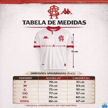 Camisa Kapa Away Player Kombat Bangu 2023 Masculina - Vermelho e Branco - Visão 7
