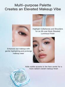 Physicians Formula Diamond Series 水晶光澤高光，質地細膩平滑，易於上妝，光彩亮麗 - 藍星 - 3g - 藍巡星 - 查看 4
