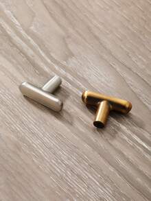 2pcs French Minimalist Vintage Cabinet Door Handles, Wardrobe Drawer Pulls, New Chinese Style Luxury - Multicolor One Point to the World - View 2