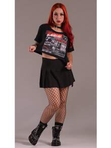Cropped  Newspaper - Black - View 4