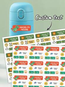 Customized Daycare Labels, School Supplies Stickers, Waterproof Labels, Personalized Name Labels, Back To School Labels, Reusable - Multicolor - View 11