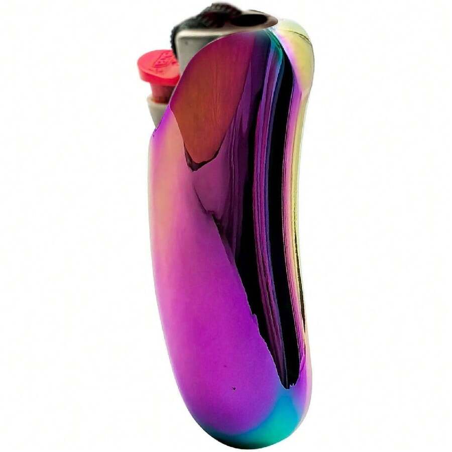 Heavy Curved Lighter Case Cover Holder Sleeve Pouches Metal Ergonomic Design For BIC Mini Size Lighter J5 - J5 - View 1