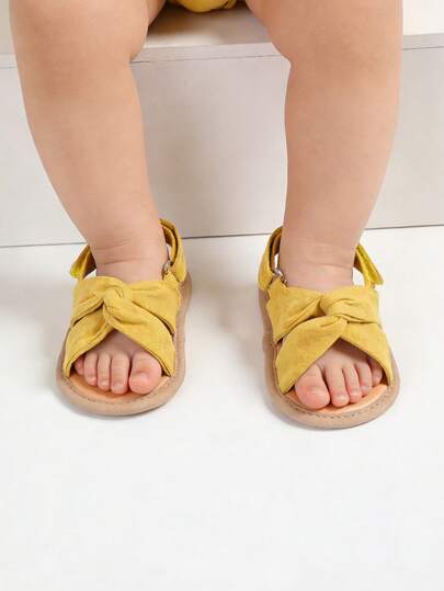 新生儿/婴幼儿女童软底凉鞋，婴幼儿鞋，幼儿园鞋