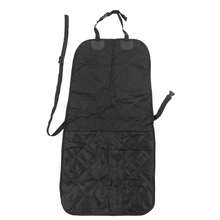 Dog Car Seat Cover Black Soft Waterproof Scratch Proof Oxford Fabric Pet Front Seat Cover Protector - Negro - Ver 7